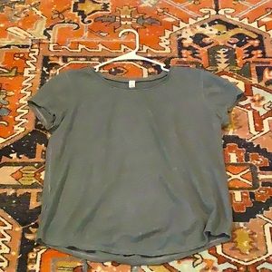 This is a gray lululemon shirt.